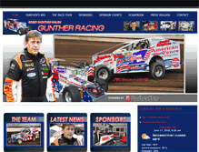 Tablet Screenshot of guntherracing.com